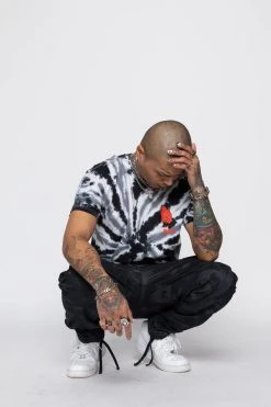 BROKEN PROMISES Tie Dye Hoodies Violation Spiral Dye Tee