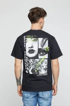 BROKEN PROMISES Deception Black SS Tee