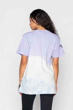 BROKEN PROMISES Guard Your Heart Dip Dye Tee Lavender