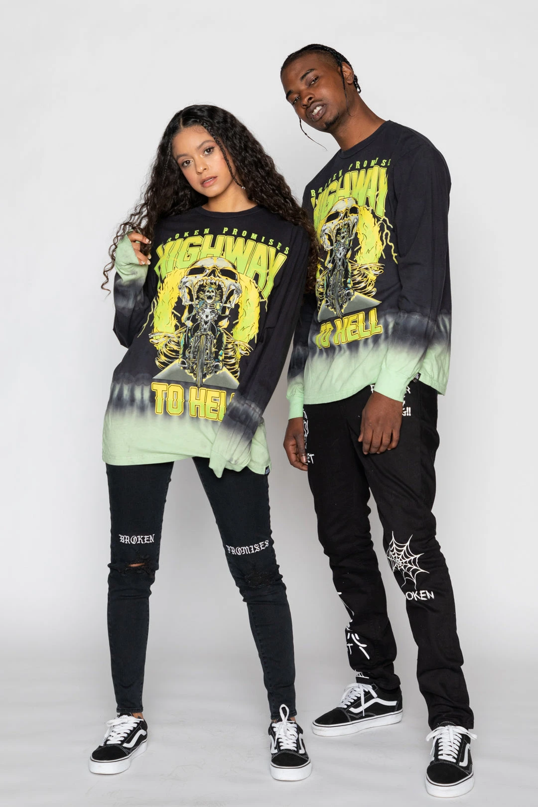 CASH Highway To Hell Tie Dye L/S