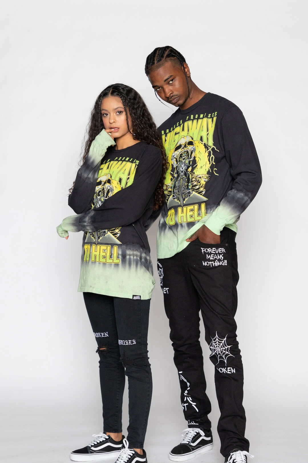CASH Highway To Hell Tie Dye L/S
