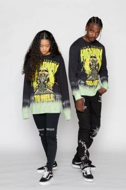 CASH Highway To Hell Tie Dye L/S