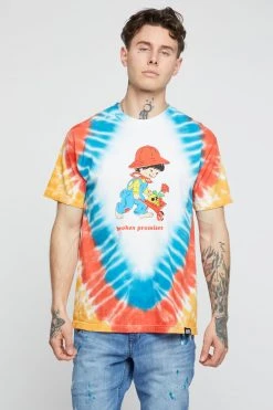 BROKEN PROMISES Garden Boy Tie Dye Tee Multi