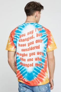 BROKEN PROMISES Garden Boy Tie Dye Tee Multi