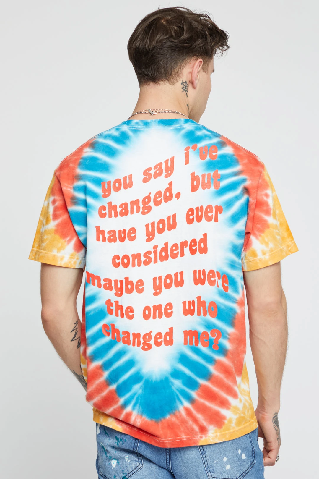 BROKEN PROMISES Garden Boy Tie Dye Tee Multi