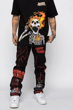 BROKEN PROMISES Highway To Hell Chino Pant