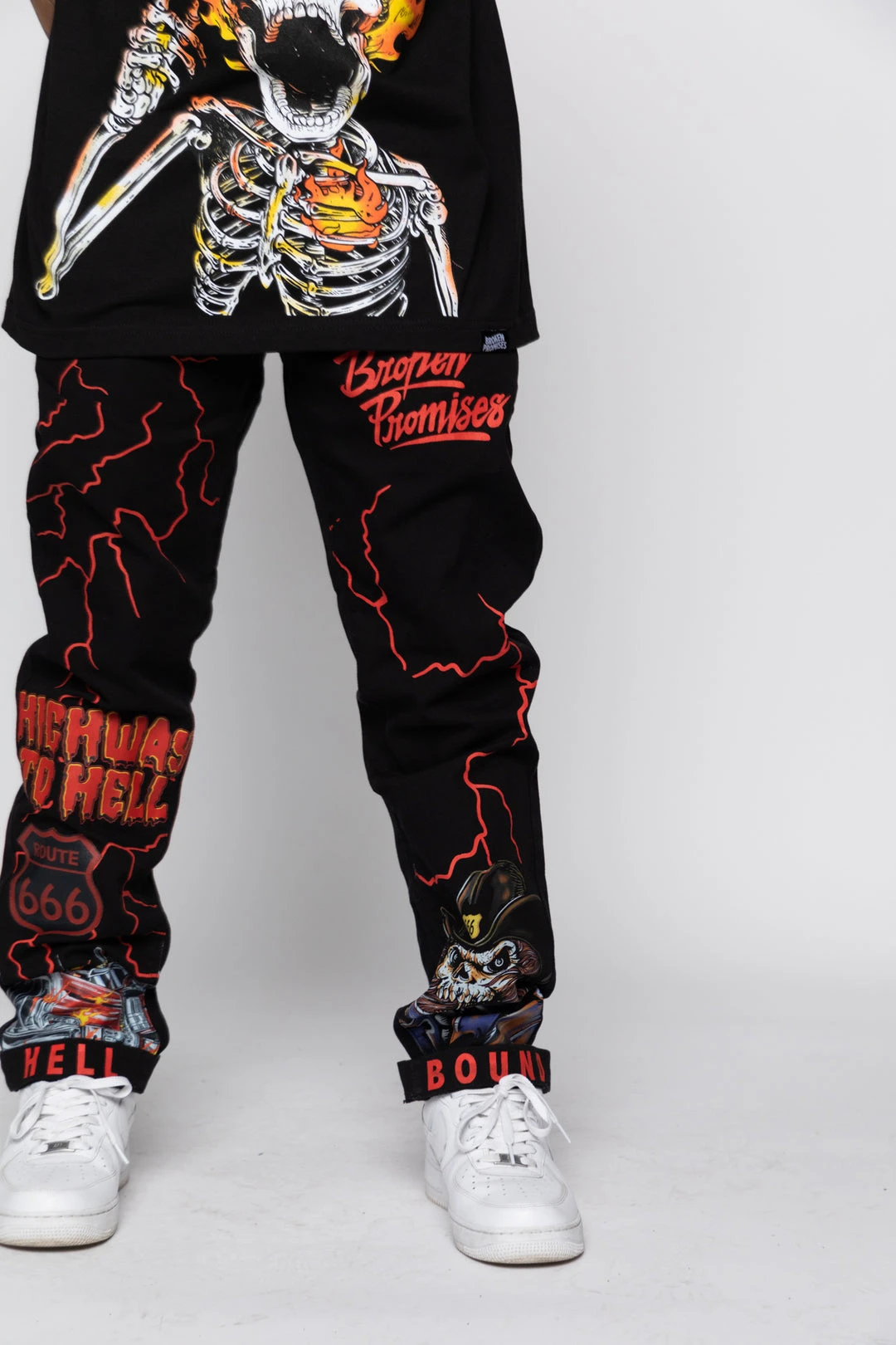 BROKEN PROMISES Highway To Hell Chino Pant