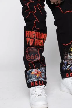BROKEN PROMISES Highway To Hell Chino Pant