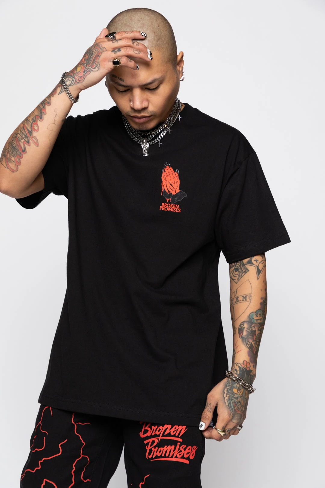 BROKEN PROMISES Violation Tee Black Shirts