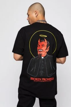 BROKEN PROMISES Violation Tee Black Shirts