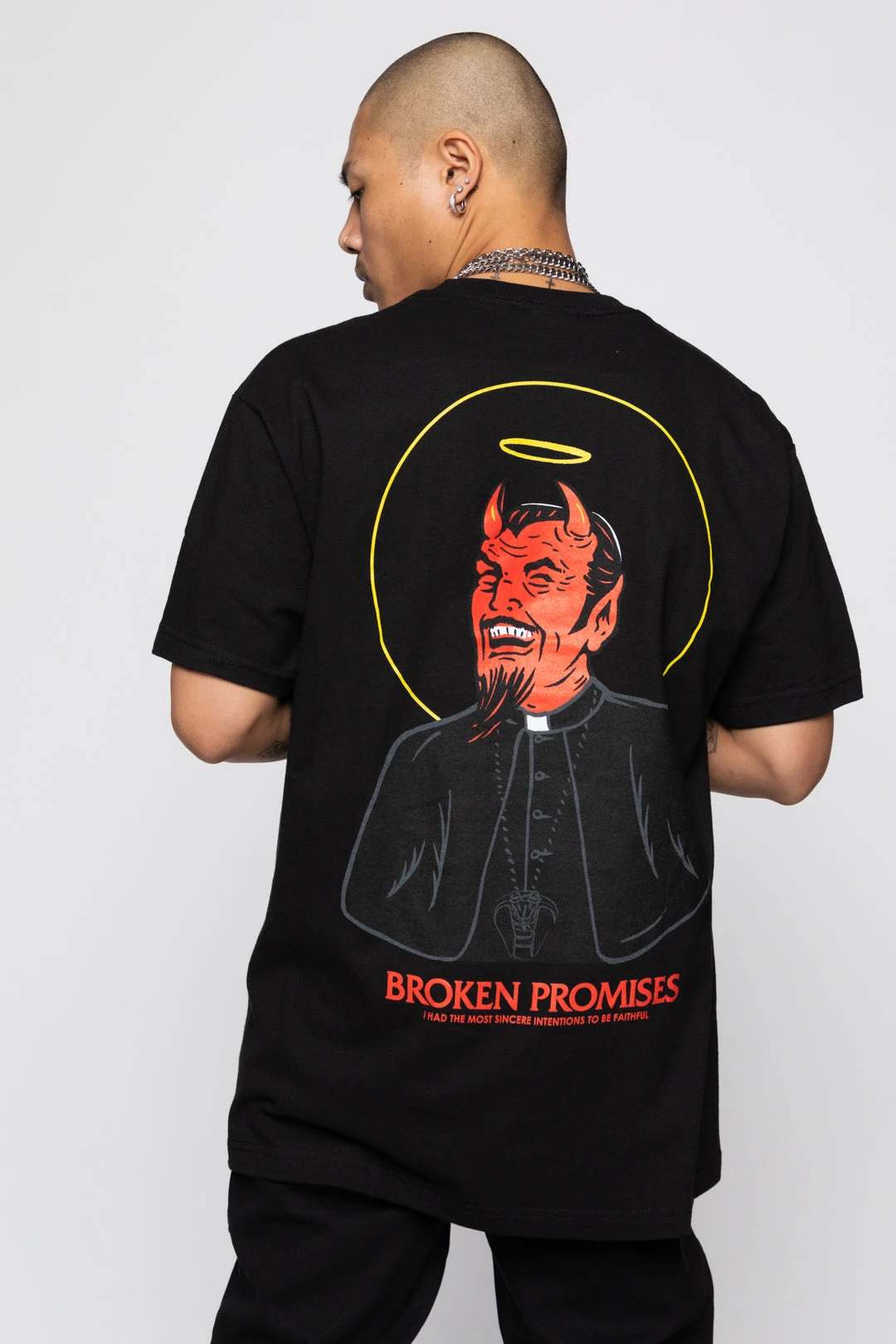 BROKEN PROMISES Violation Tee Black Shirts