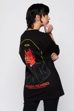 BROKEN PROMISES Violation Tee Black Shirts