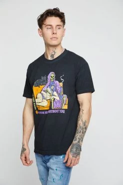 BROKEN PROMISES Shirts Couch Lock Oil Wash Tee