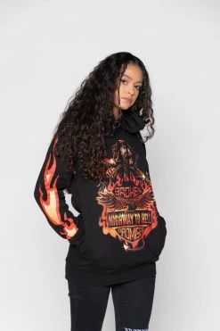 BROKEN PROMISES Hoodies BP Knuckle Down Hoodie Hidden Pocket