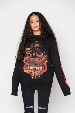 BROKEN PROMISES Hoodies BP Knuckle Down Hoodie Hidden Pocket