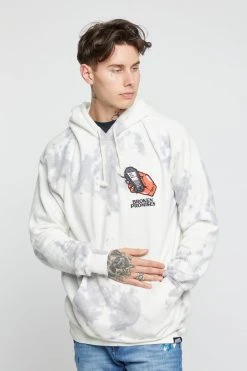 BROKEN PROMISES Hoodies Lucky Lucifer Tie Dye Hoodie Grey