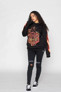 BROKEN PROMISES Hoodies BP Knuckle Down Hoodie Hidden Pocket