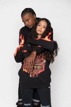 BROKEN PROMISES Hoodies BP Knuckle Down Hoodie Hidden Pocket