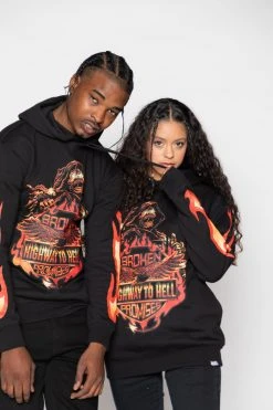 BROKEN PROMISES Hoodies BP Knuckle Down Hoodie Hidden Pocket