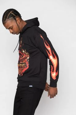 BROKEN PROMISES Hoodies BP Knuckle Down Hoodie Hidden Pocket