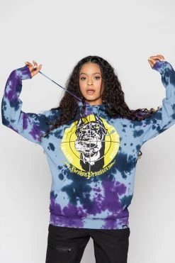 BROKEN PROMISES Stay Away Tie Dye Hoodie