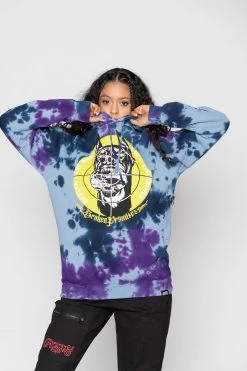 BROKEN PROMISES Stay Away Tie Dye Hoodie