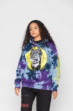 BROKEN PROMISES Stay Away Tie Dye Hoodie