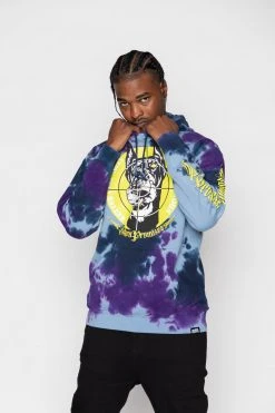BROKEN PROMISES Stay Away Tie Dye Hoodie