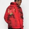 BROKEN PROMISES Hoodies Trio Red Tie Dye Hoodie