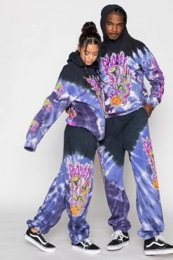 BROKEN PROMISES Bad Chemistry V-Dye Sweatpants Bottoms