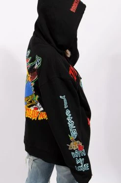 BROKEN PROMISES Never Forgive Hoodie Black