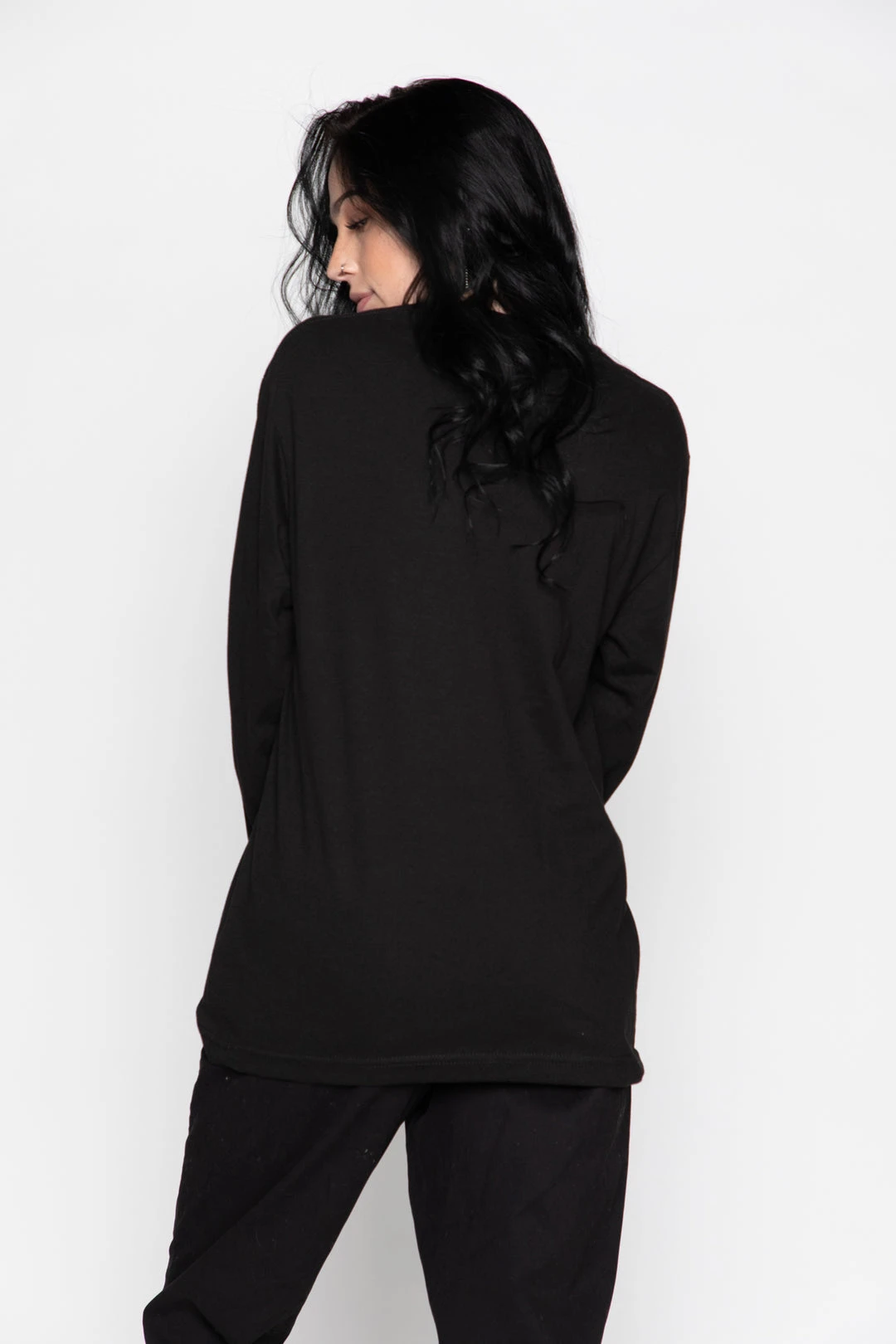 BROKEN PROMISES Heaven Can Wait L/S Black Shirts