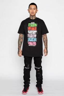 BROKEN PROMISES BP Chainsaw Eyes SST Black