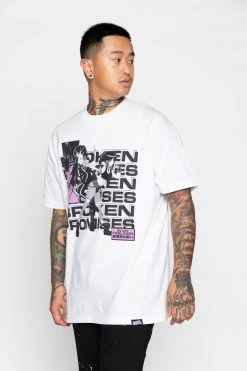 BROKEN PROMISES Shirts Respawn SST White