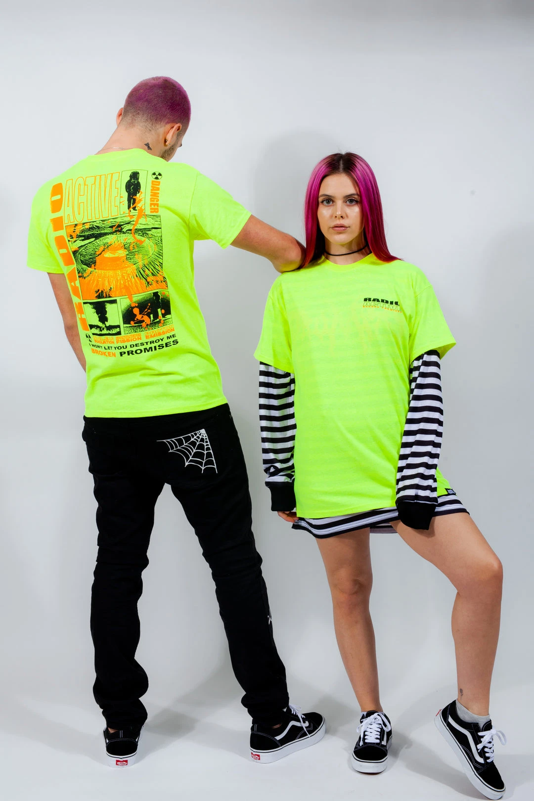 BROKEN PROMISES Radioactive S/S Tee "Neon" Shirts