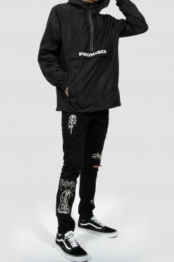 CASH Bottoms Unforgiven Denim Jeans Black