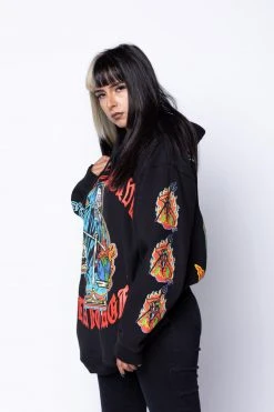 BROKEN PROMISES Never Forgive Hoodie Black