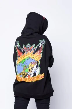 BROKEN PROMISES Never Forgive Hoodie Black