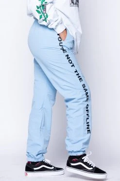 BROKEN PROMISES Social Media Drama Blue Jogger Bottoms