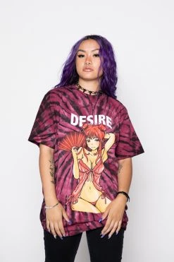 BROKEN PROMISES Shirts Desire Anime Tie Dye Tee