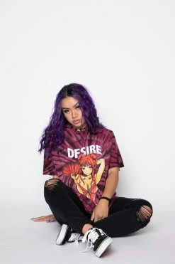 BROKEN PROMISES Shirts Desire Anime Tie Dye Tee
