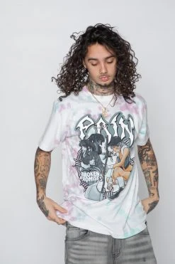 BROKEN PROMISES Player Vs Pain Tee Shirts