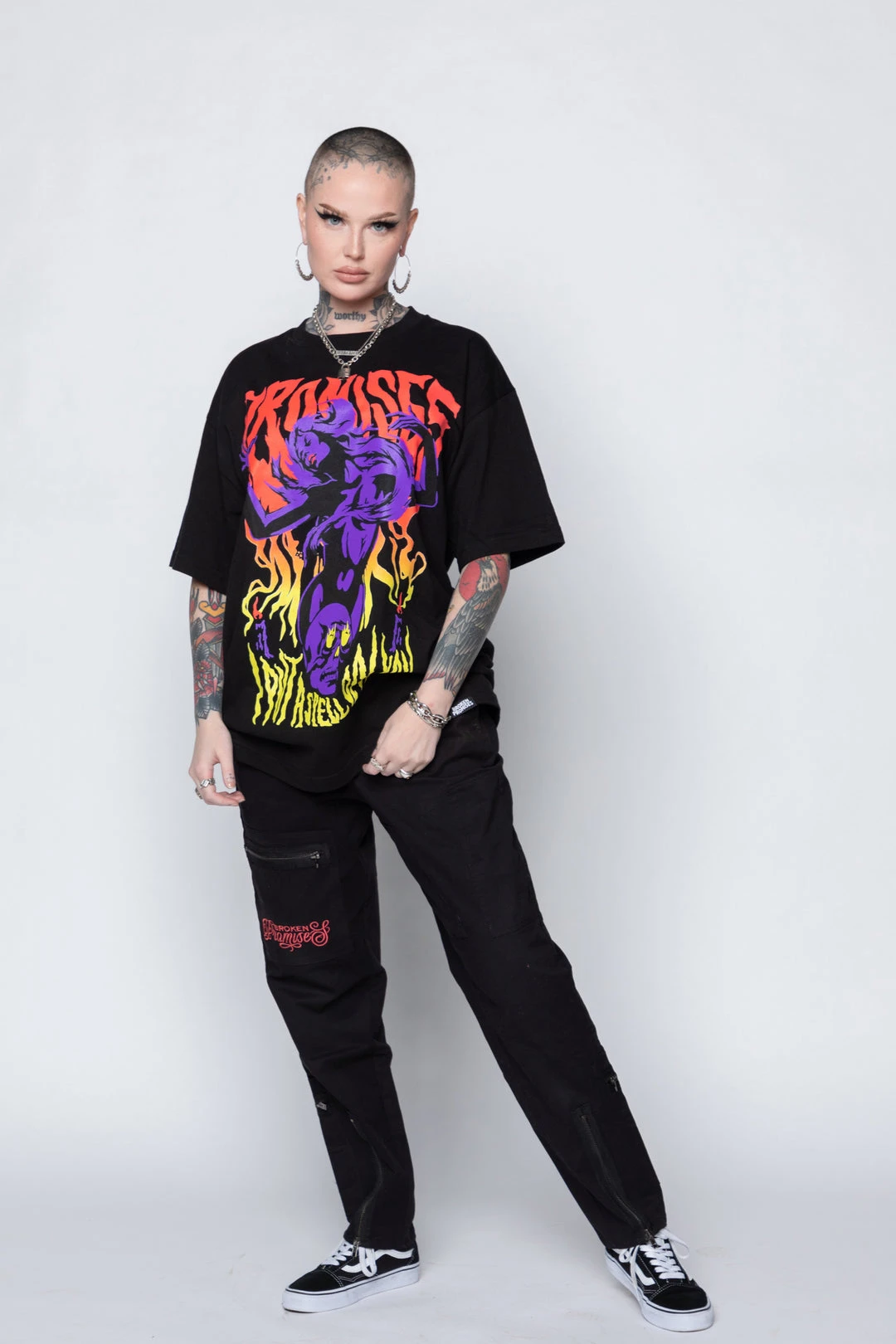 BROKEN PROMISES Shirts Voodoo Tee Black