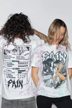 BROKEN PROMISES Player Vs Pain Tee Shirts