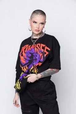 BROKEN PROMISES Shirts Voodoo Tee Black