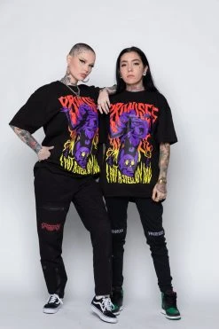 BROKEN PROMISES Shirts Voodoo Tee Black