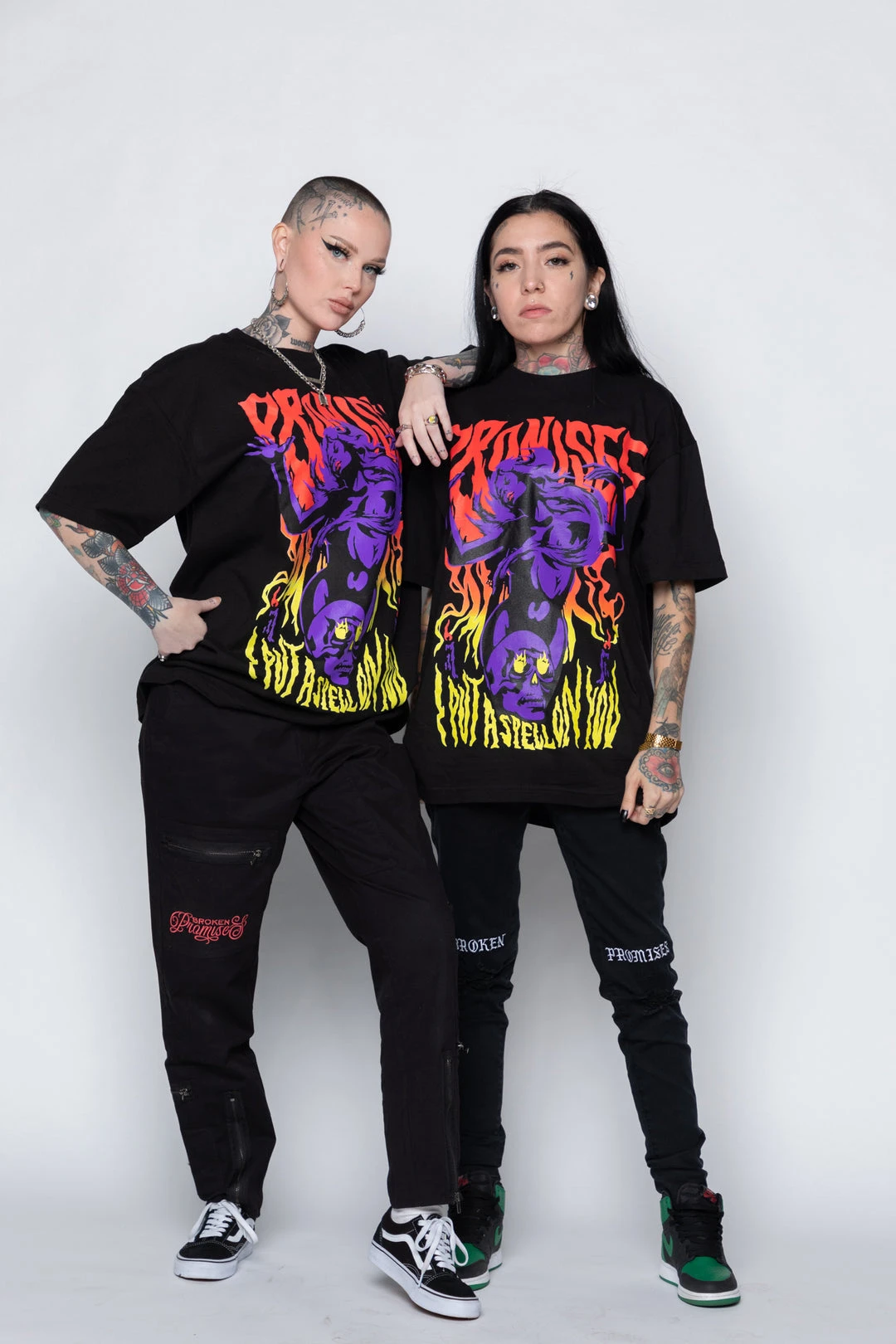 BROKEN PROMISES Shirts Voodoo Tee Black