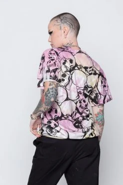 BROKEN PROMISES Shirts Death Valley AOP Tee Rose