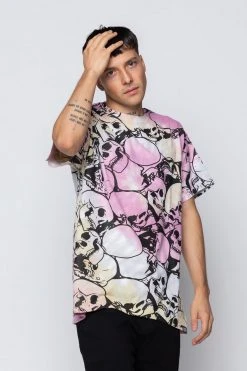 BROKEN PROMISES Shirts Death Valley AOP Tee Rose