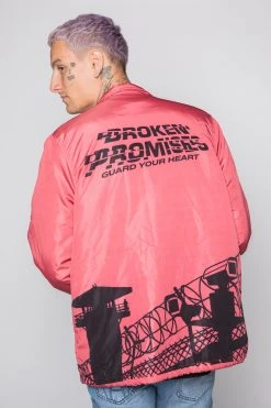 CASH Outerwear Guardian Quilted Jacket Rose